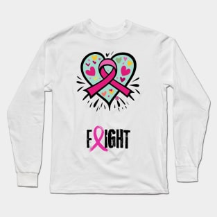 breast cancer fighting Long Sleeve T-Shirt